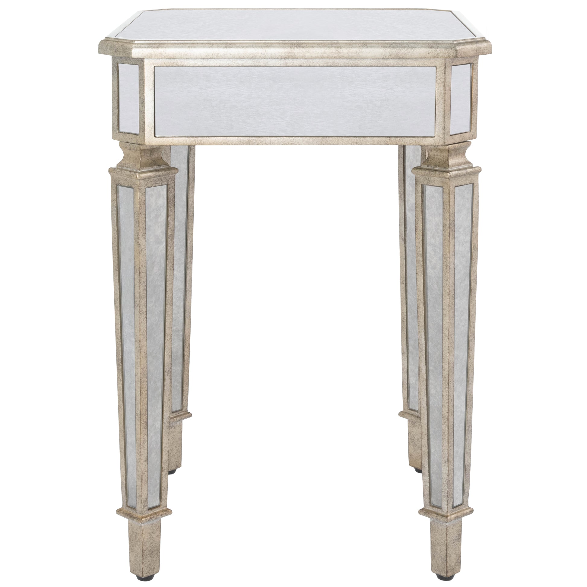 Butler Specialty Company Celeste 18 in. W Square Mirrored Side Table, Silver