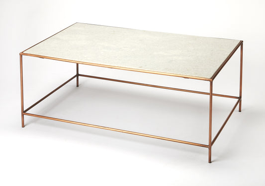Copperfield Marble Coffee Table in Multi-Color 3871389
