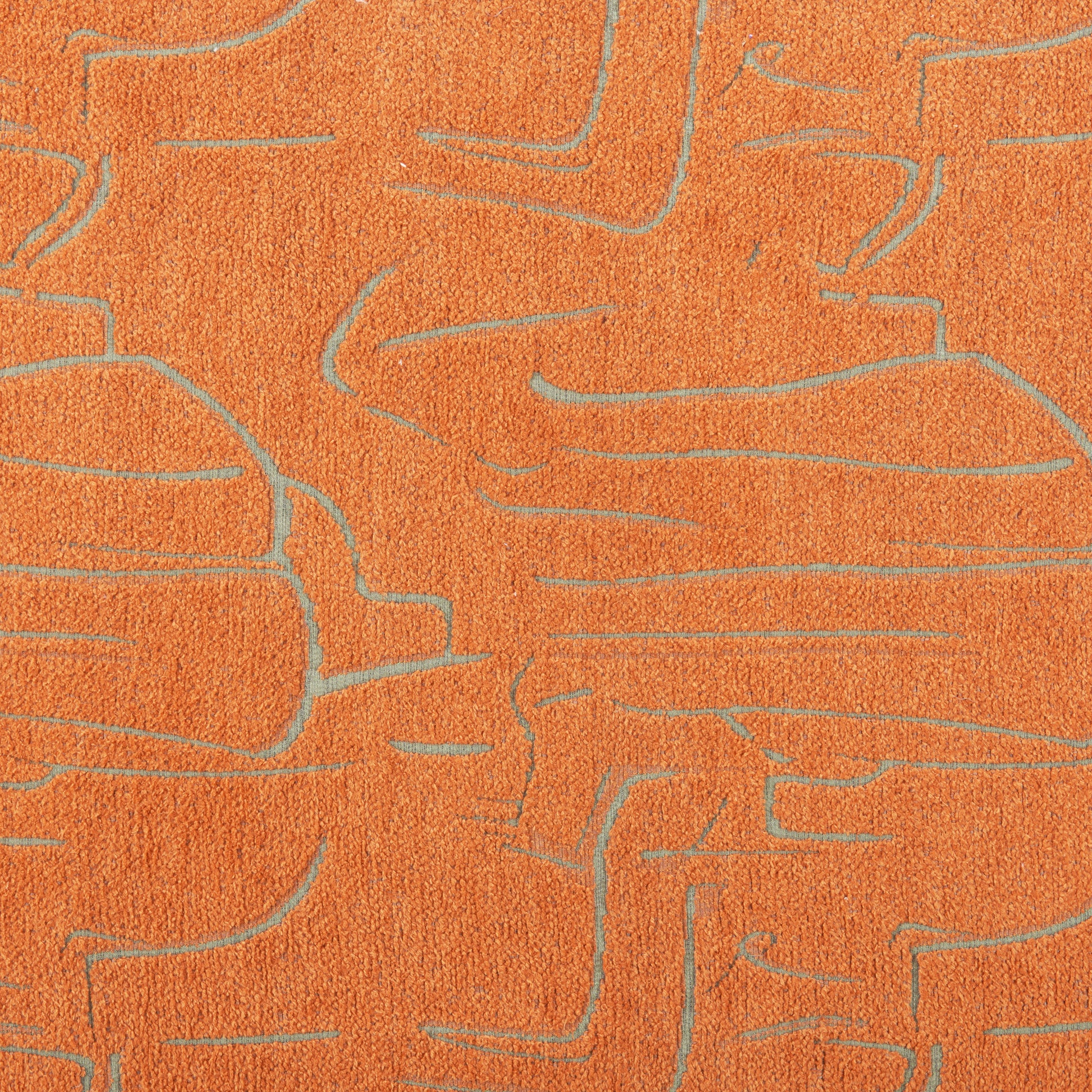 Nendo Bench Abstract Orange - 5
