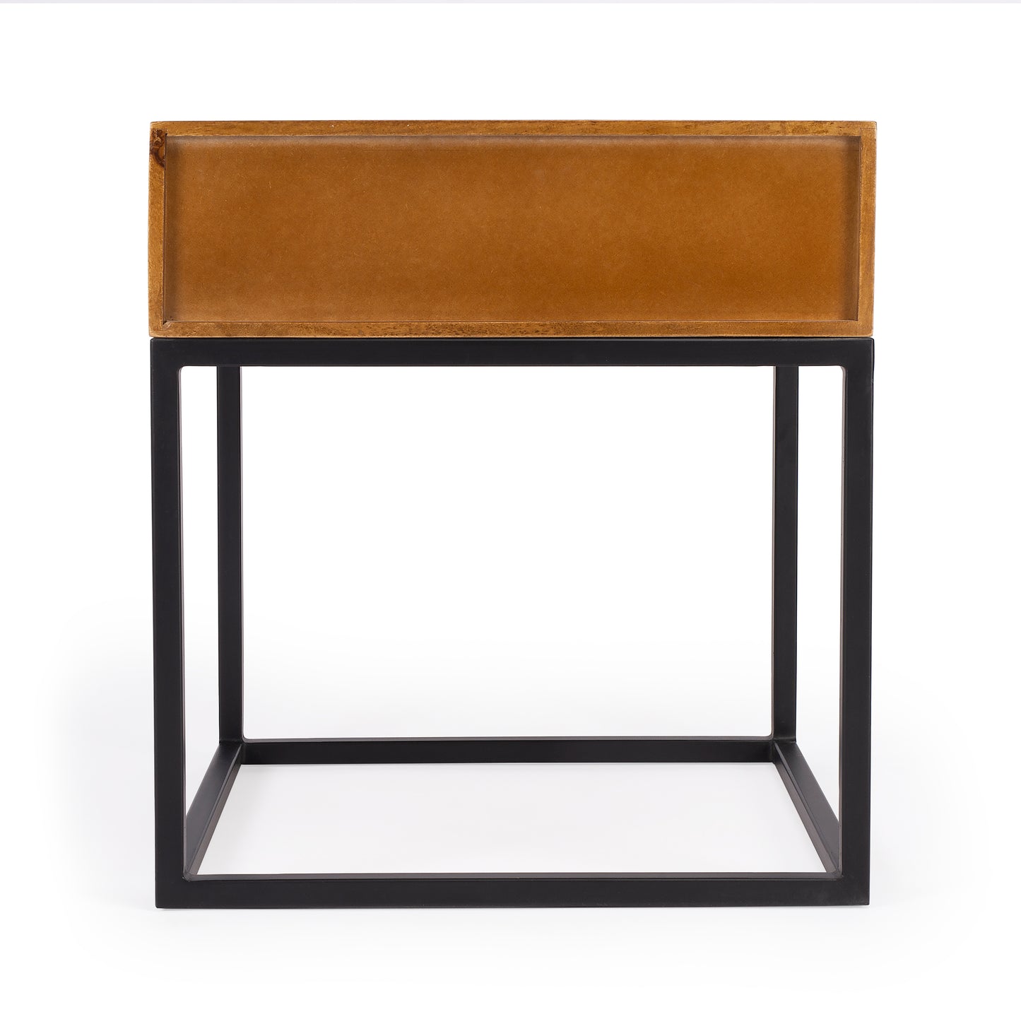Brixton Iron & Wood End Table in Multi-Color 3898330