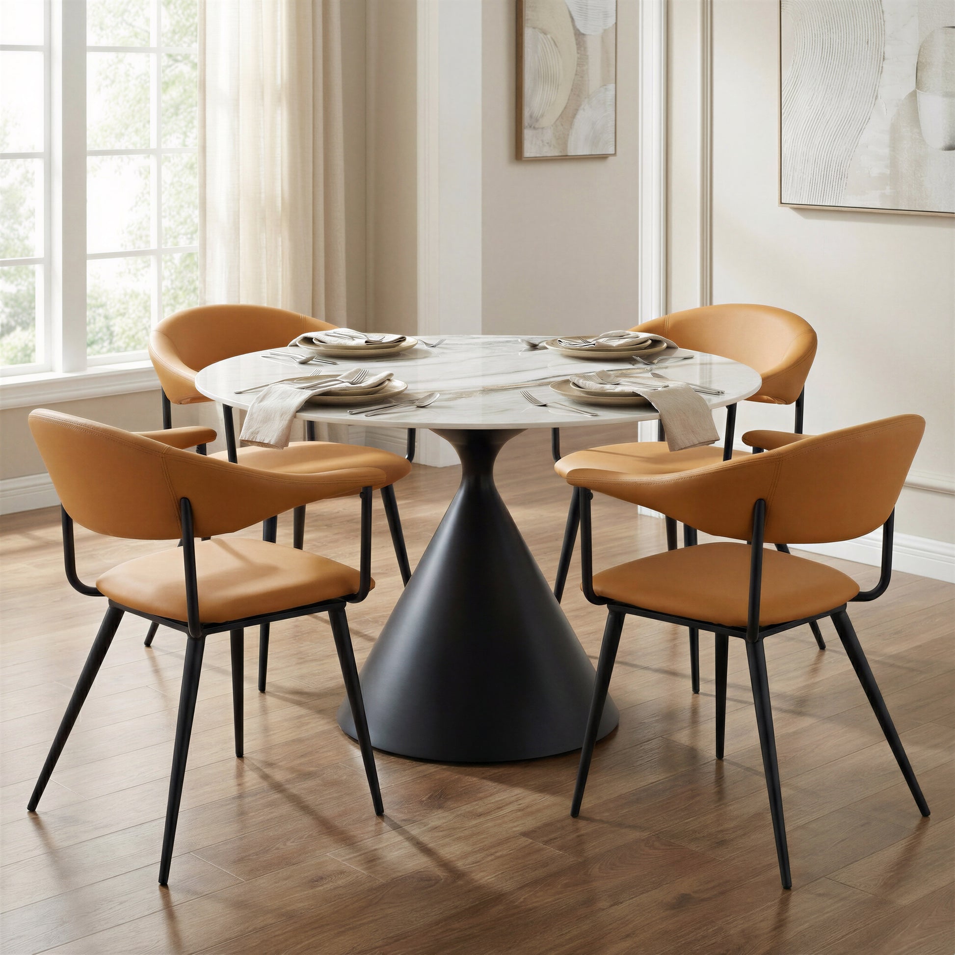 Sima Dining Chair Brown - 9