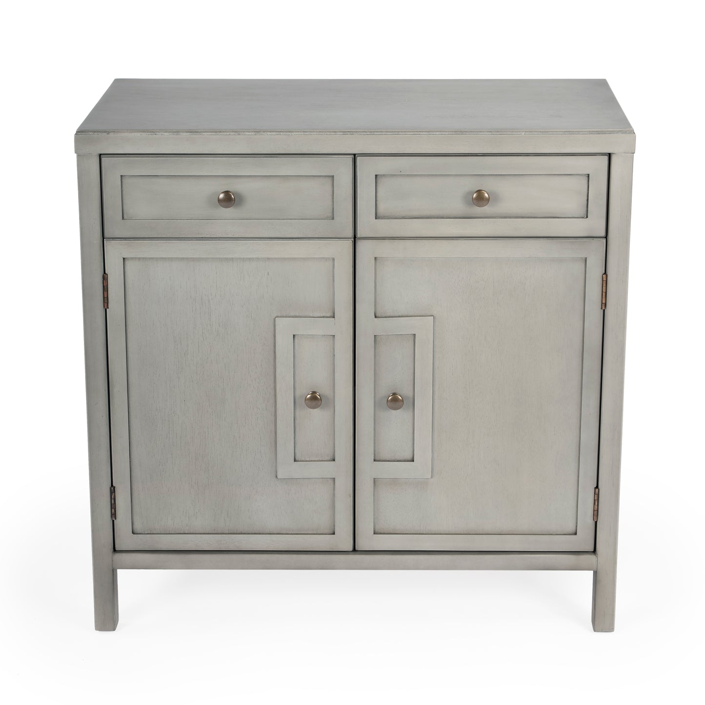 Butler Specialty Company Imperial 31 in. W Rectangular Wood 2 Drawer 2 Door Accent Cabinet, Gray