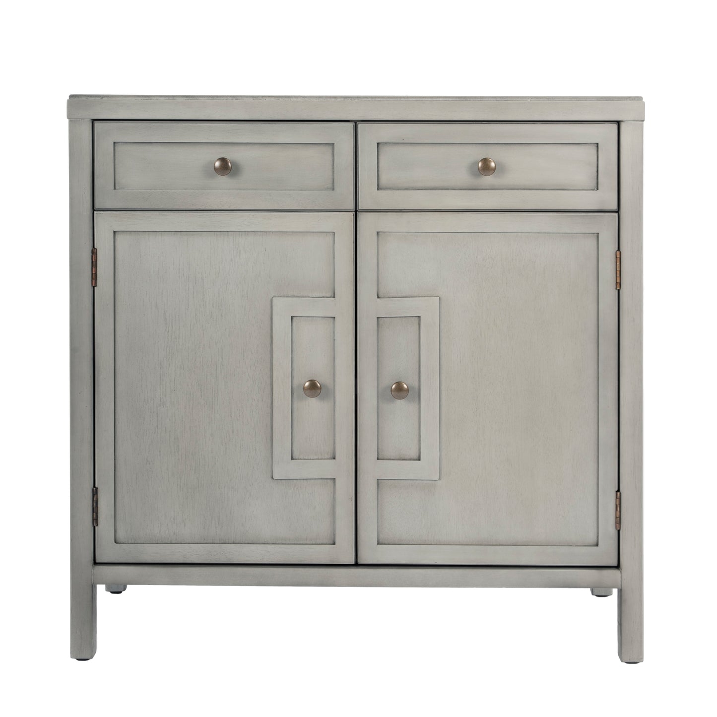 Butler Specialty Company Imperial 31 in. W Rectangular Wood 2 Drawer 2 Door Accent Cabinet, Gray