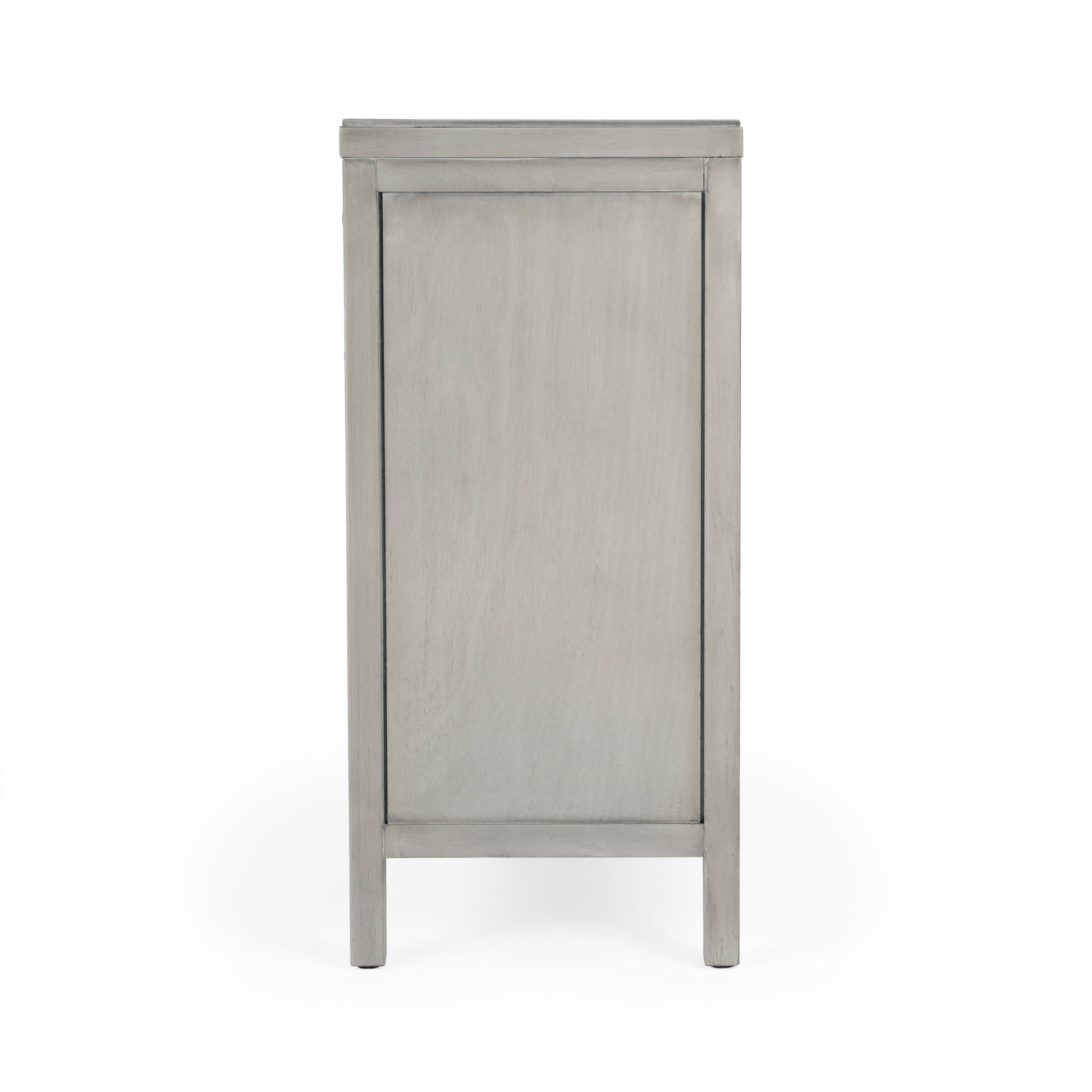 Butler Specialty Company Imperial 31 in. W Rectangular Wood 2 Drawer 2 Door Accent Cabinet, Gray