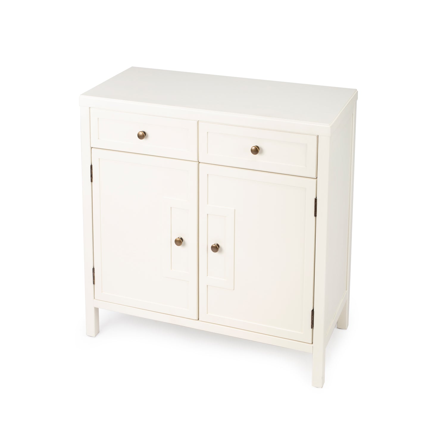 Butler Specialty Company Imperial 31 in. W Rectangular Wood 2 Drawer 2 Door Accent Cabinet, White