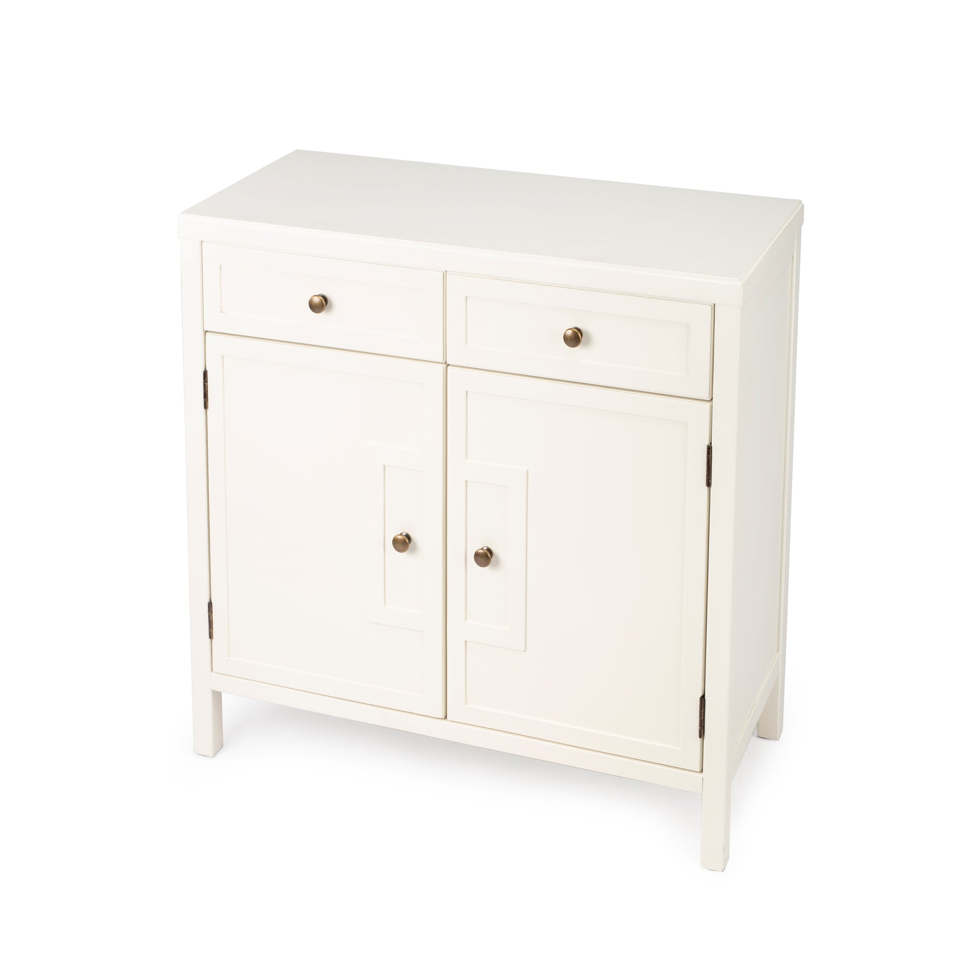 Butler Specialty Company Imperial 31 in. W Rectangular Wood 2 Drawer 2 Door Accent Cabinet, White
