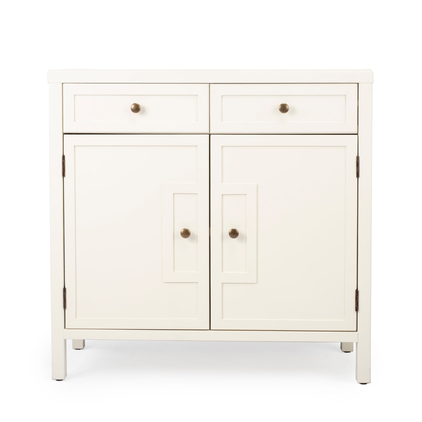 Butler Specialty Company Imperial 31 in. W Rectangular Wood 2 Drawer 2 Door Accent Cabinet, White