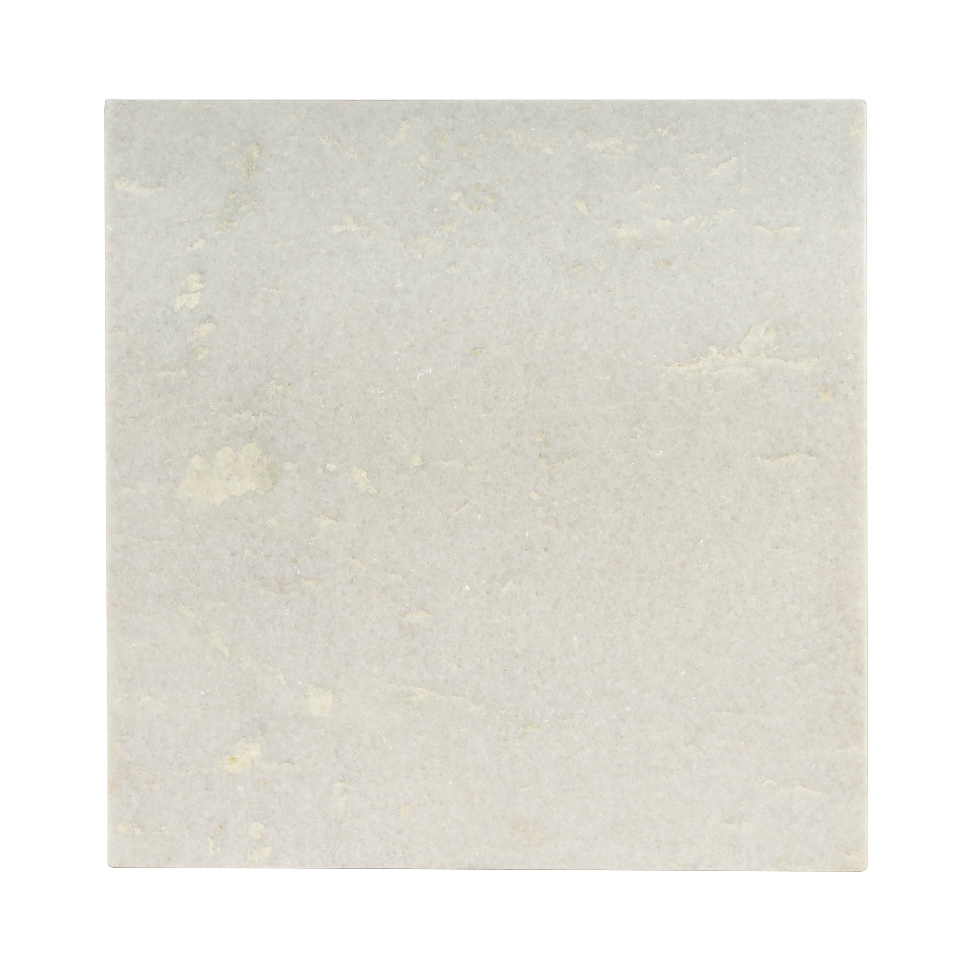 Butler Specialty Company Holland 24 in. W Square Marble and Metal Coffee Table, Gold, White