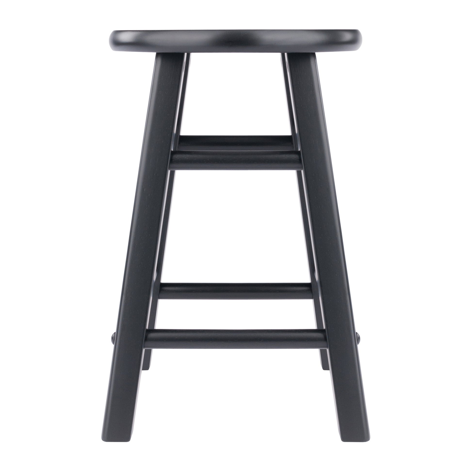 Element 2-Pc Dining Stool Set, Black