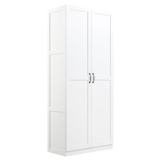 Hopkins Modern 30" Storage Cabinet in White (4-Shelf) 3GLF-WH