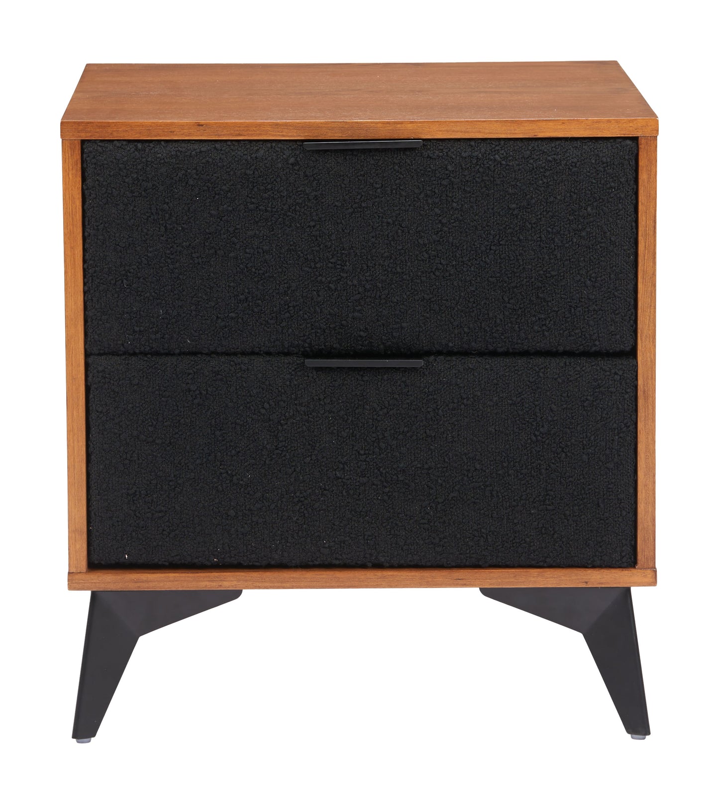 Zarif Nightstand Black & Walnut - 3