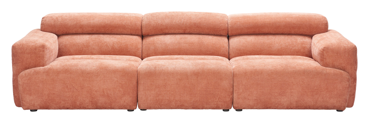 Alis Modular Sectional Orange - 3