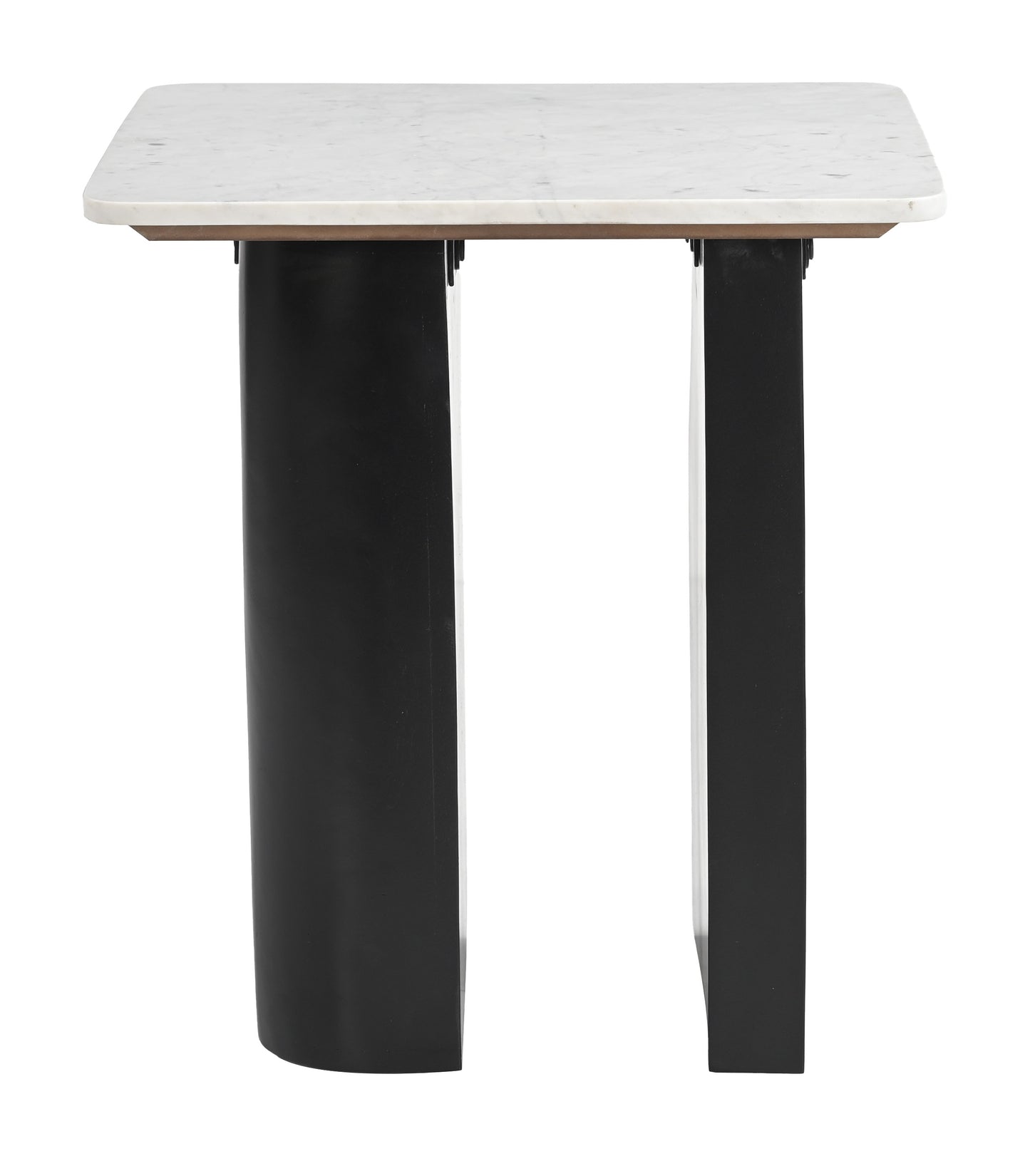 Fiora Side Table White & Black - 2