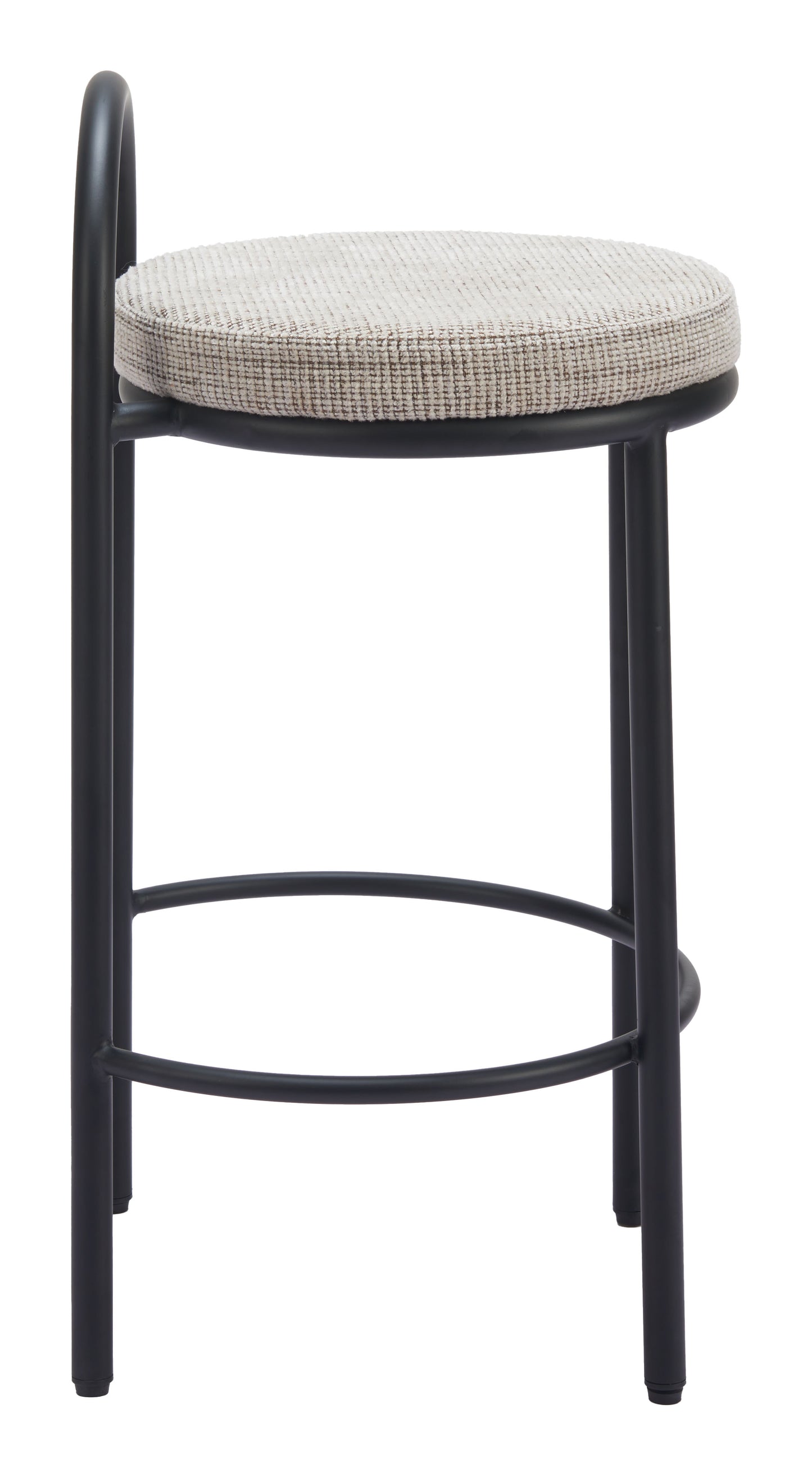 Sisal Counter Stool (Set of 2) Beige Tweed - 2