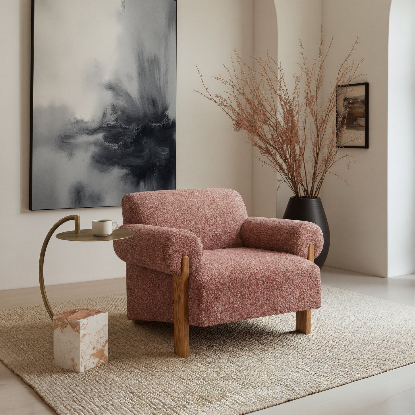 Verity Accent Chair Copper - 9