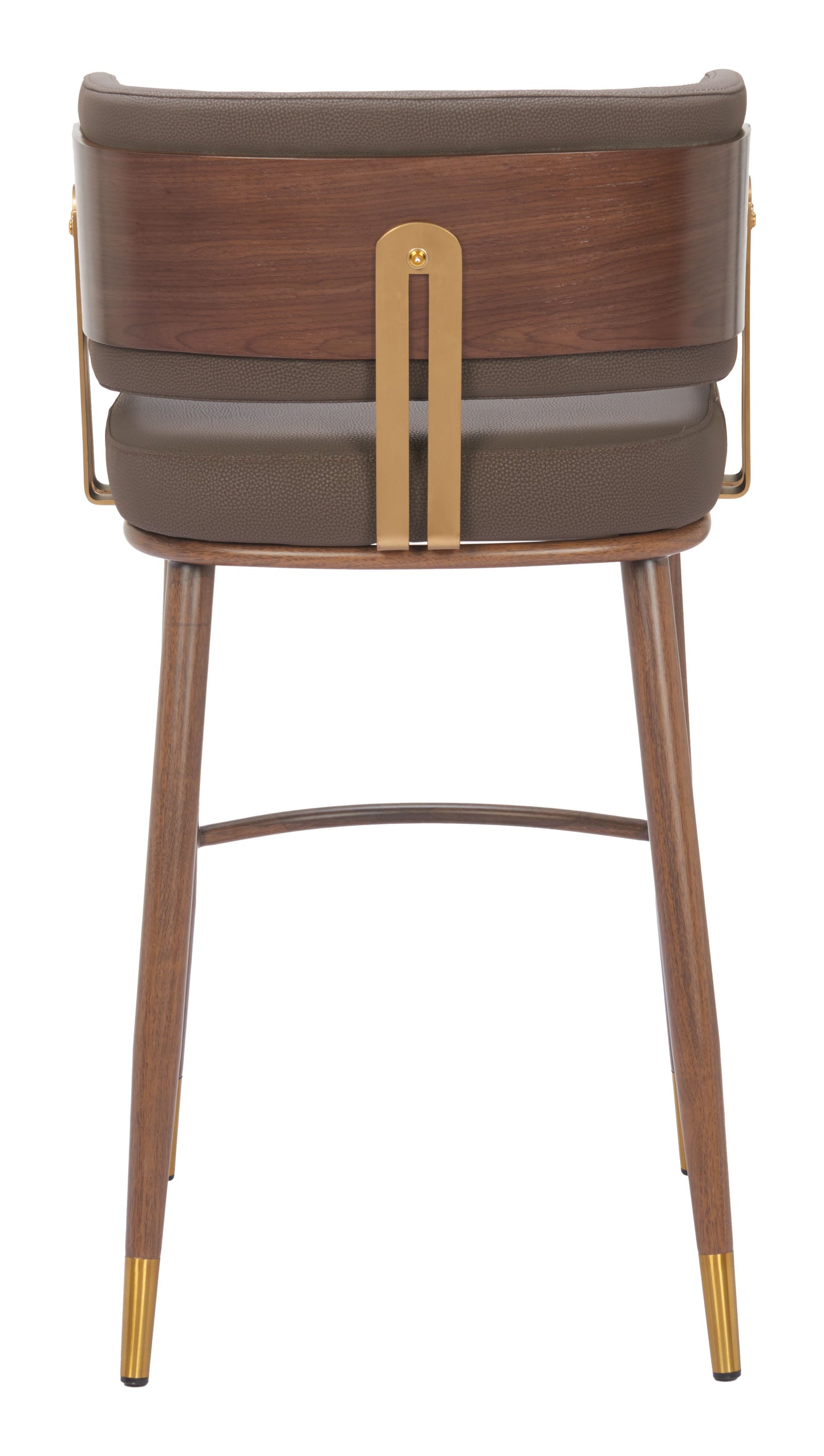 Brew Barstool Brown & Walnut - 4
