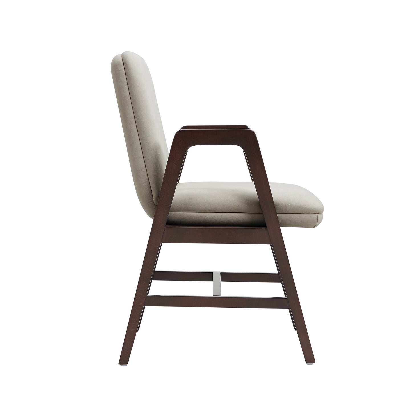 Stella Modern Wood Velvet Armchair in Champagne - Set of 4 4-DC101AR-OM