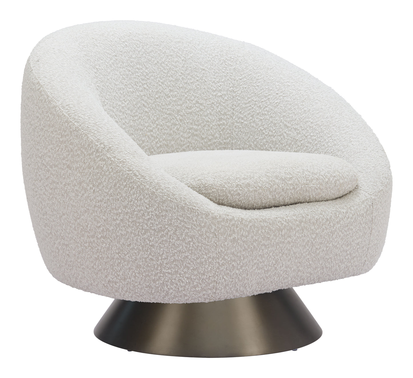 Modan Swivel Chair Misty Gray - 6