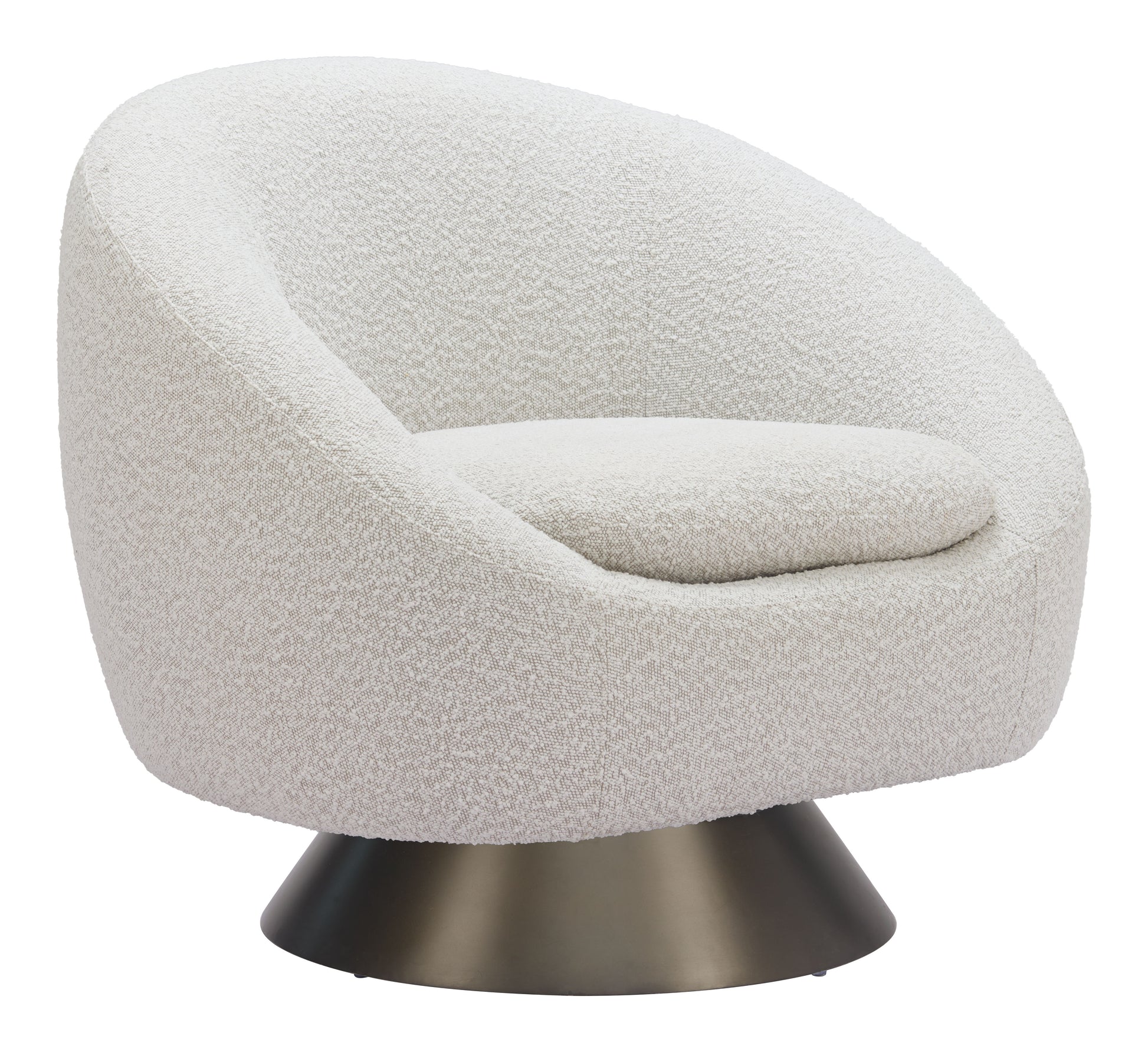 Modan Swivel Chair Misty Gray - 6