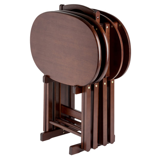 Nathan 5-Pc Snack Table Set, Cappuccino