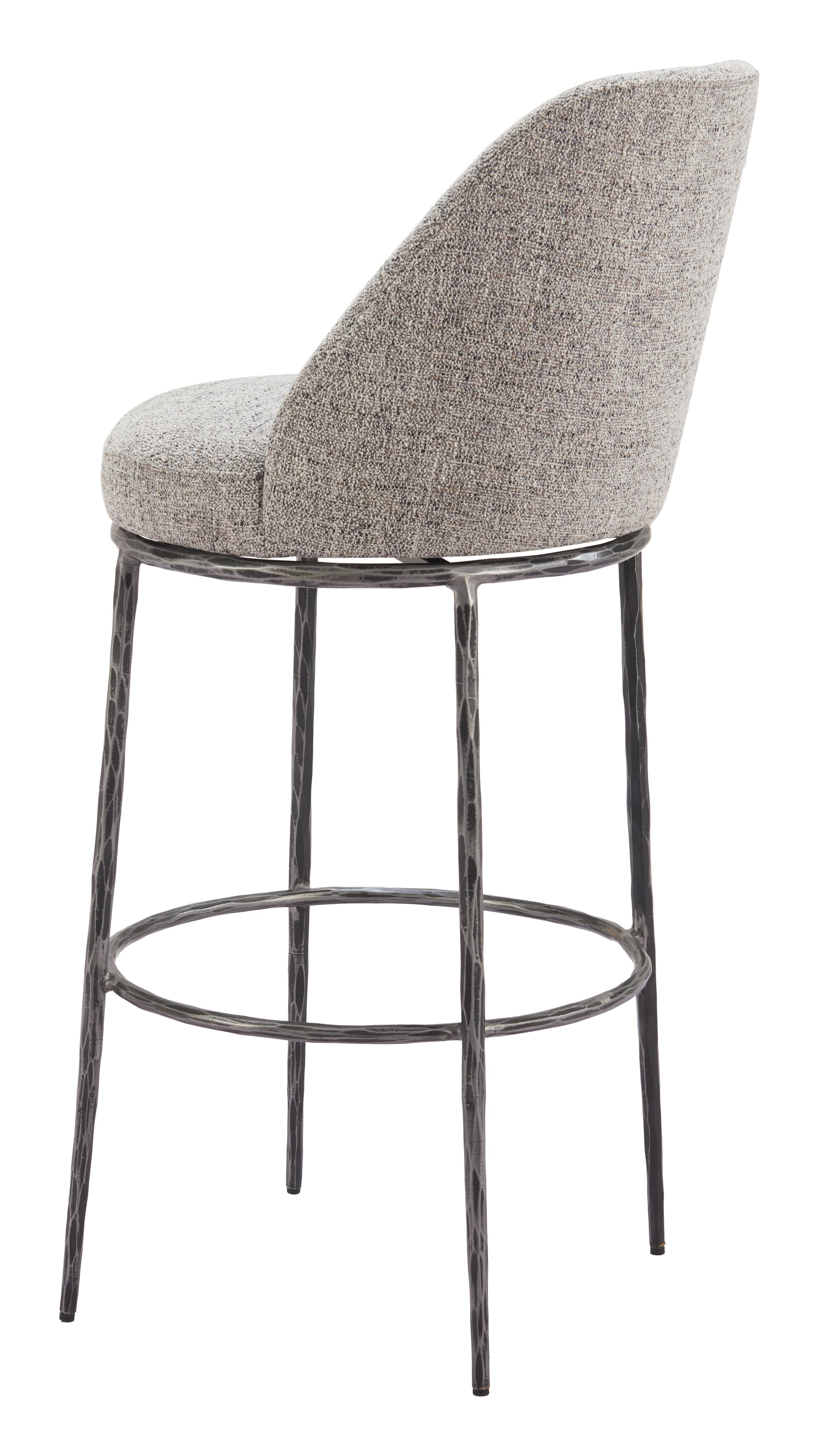 Nordhavn Swivel Barstool Gray - 5