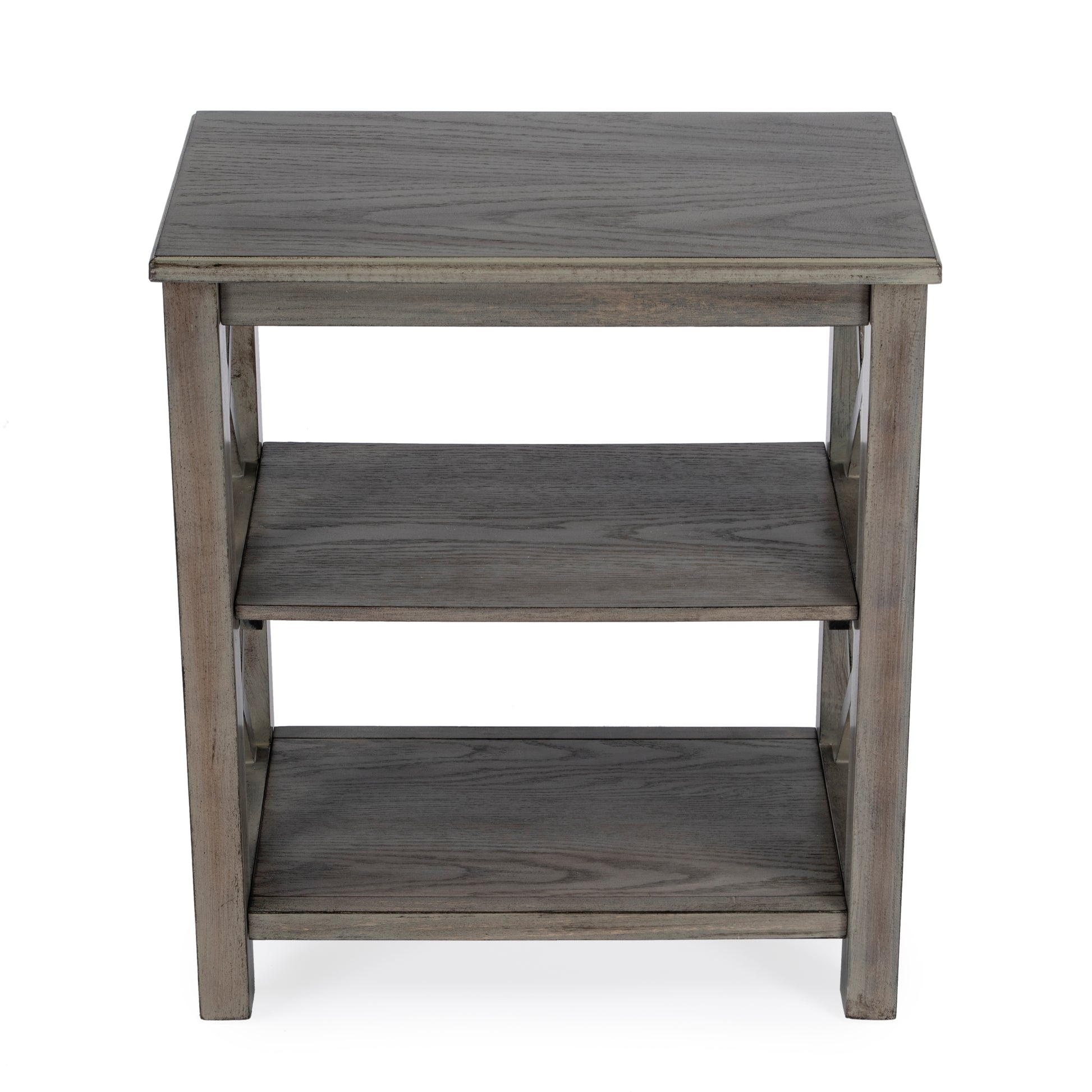 Butler Specialty Company Vance 22 in. W x 25 in. H Rectangular Wood 2 Shelf Accemt Bookcase, Light Brown