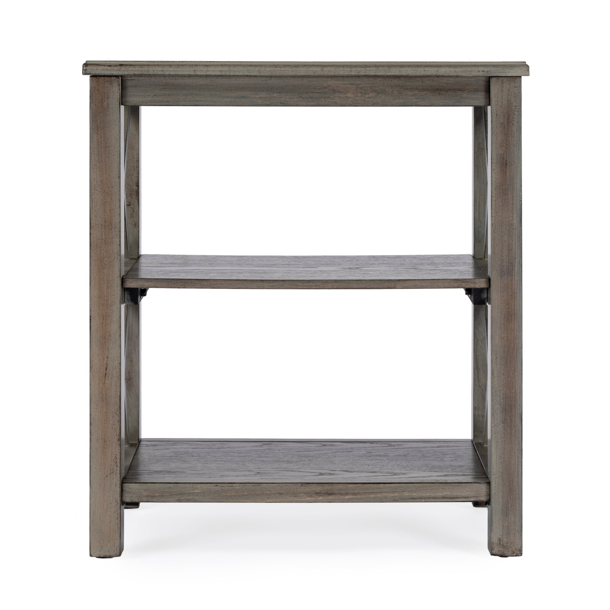 Butler Specialty Company Vance 22 in. W x 25 in. H Rectangular Wood 2 Shelf Accemt Bookcase, Light Brown