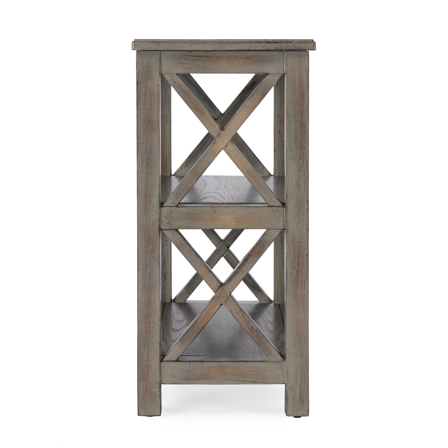 Butler Specialty Company Vance 22 in. W x 25 in. H Rectangular Wood 2 Shelf Accemt Bookcase, Light Brown
