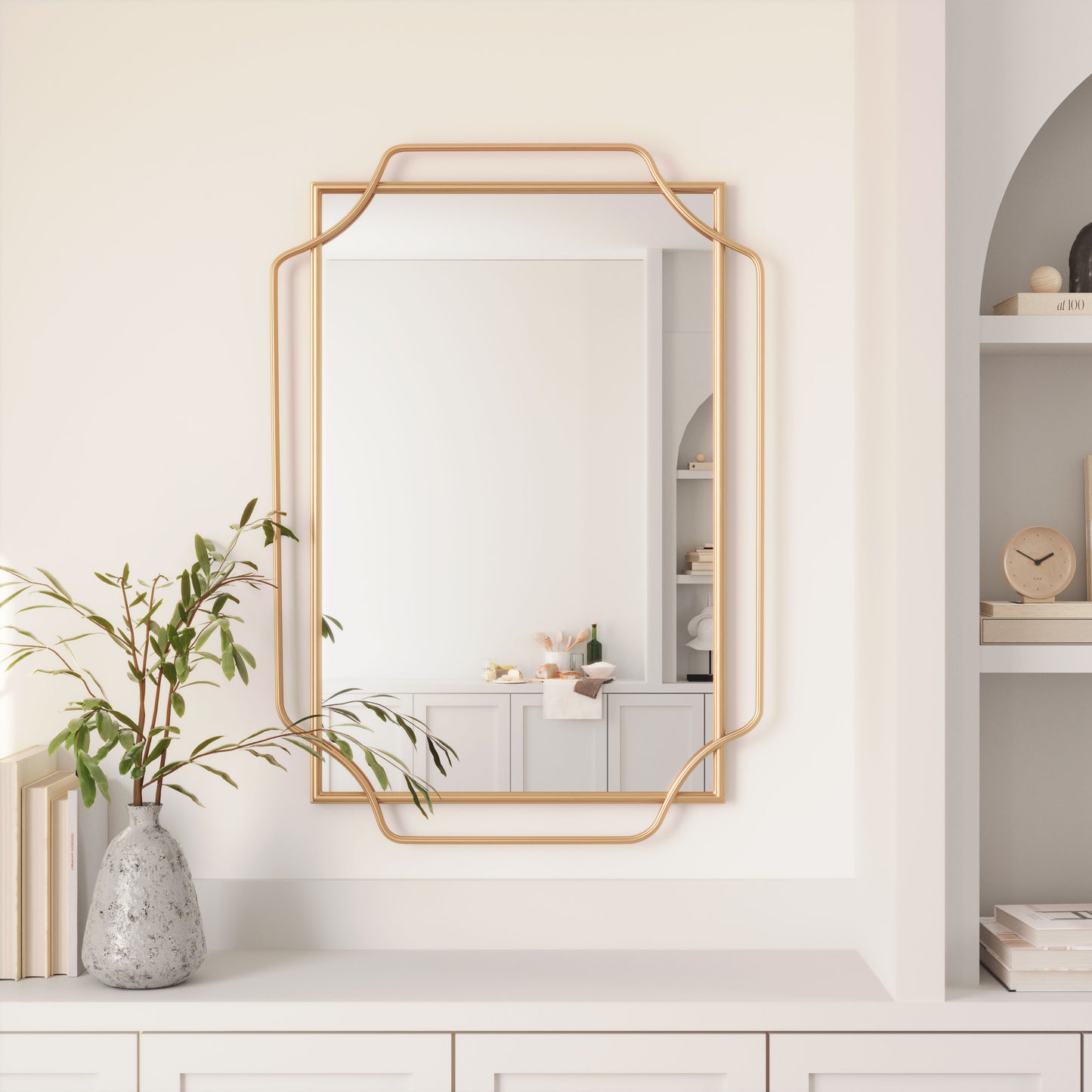 Hebel Mirror Gold