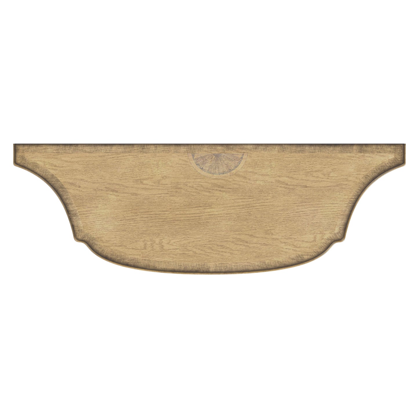 Butler Specialty Company Chester 36 in. W Demilune Wood Console Table, Beige