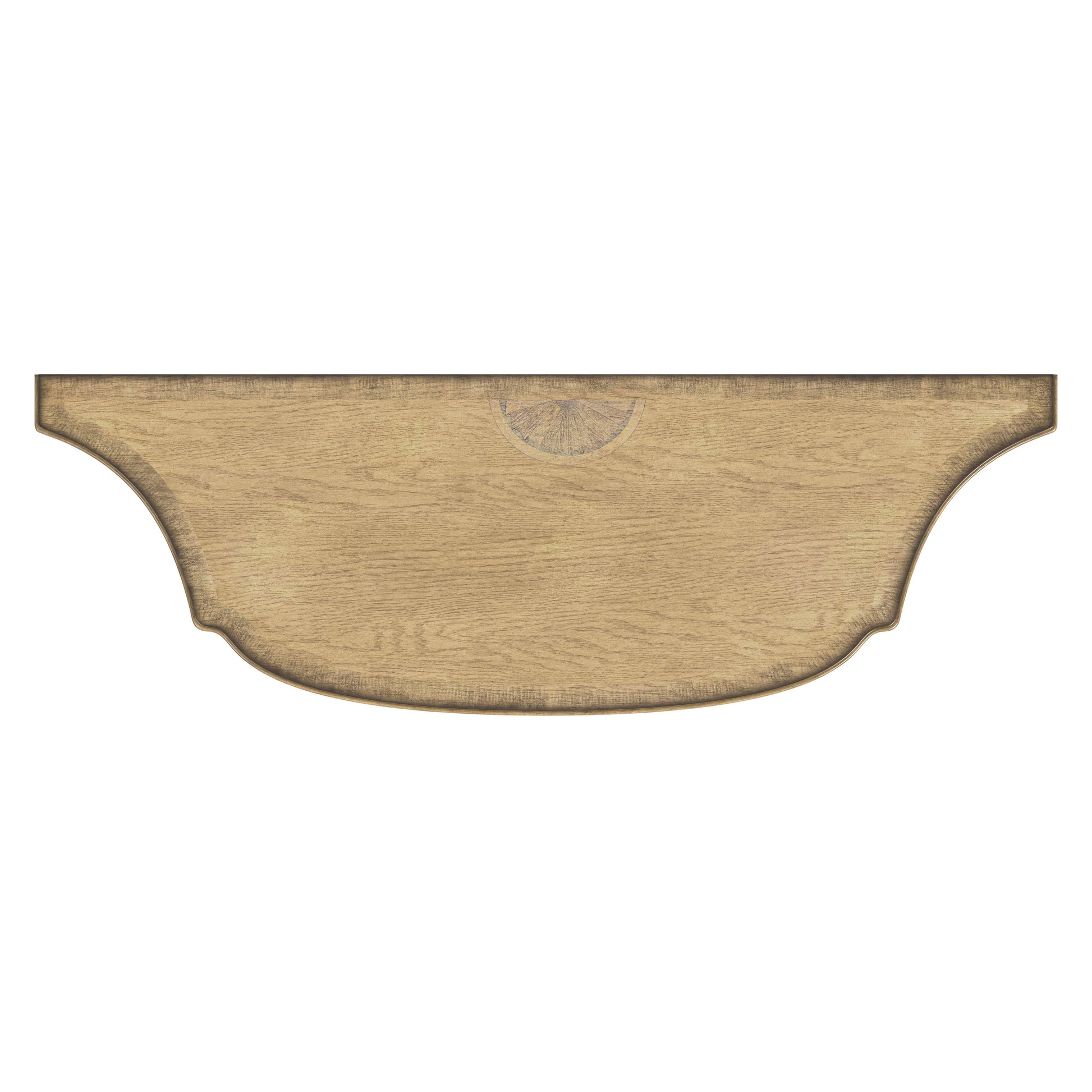 Butler Specialty Company Chester 36 in. W Demilune Wood Console Table, Beige