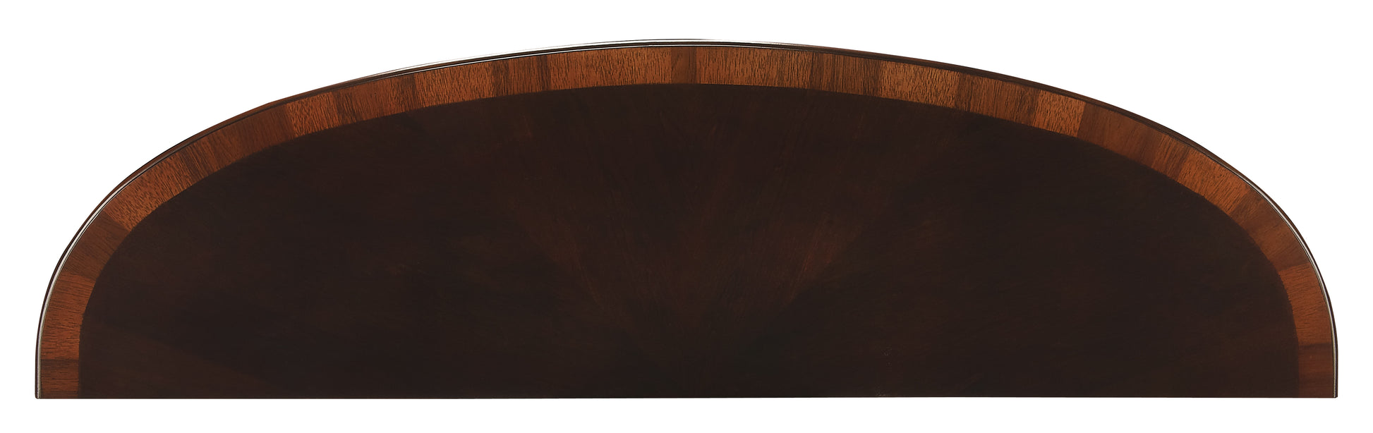 Butler Specialty Company Astor 54"W Demilune Console Table, Dark Brown