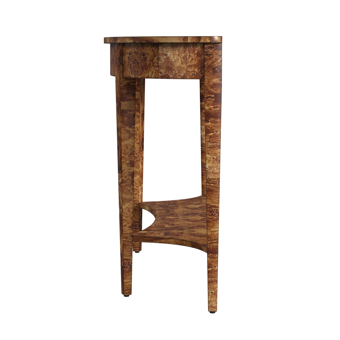 Butler Specialty Company Astor 54"W Demilune Console Table, Light Brown