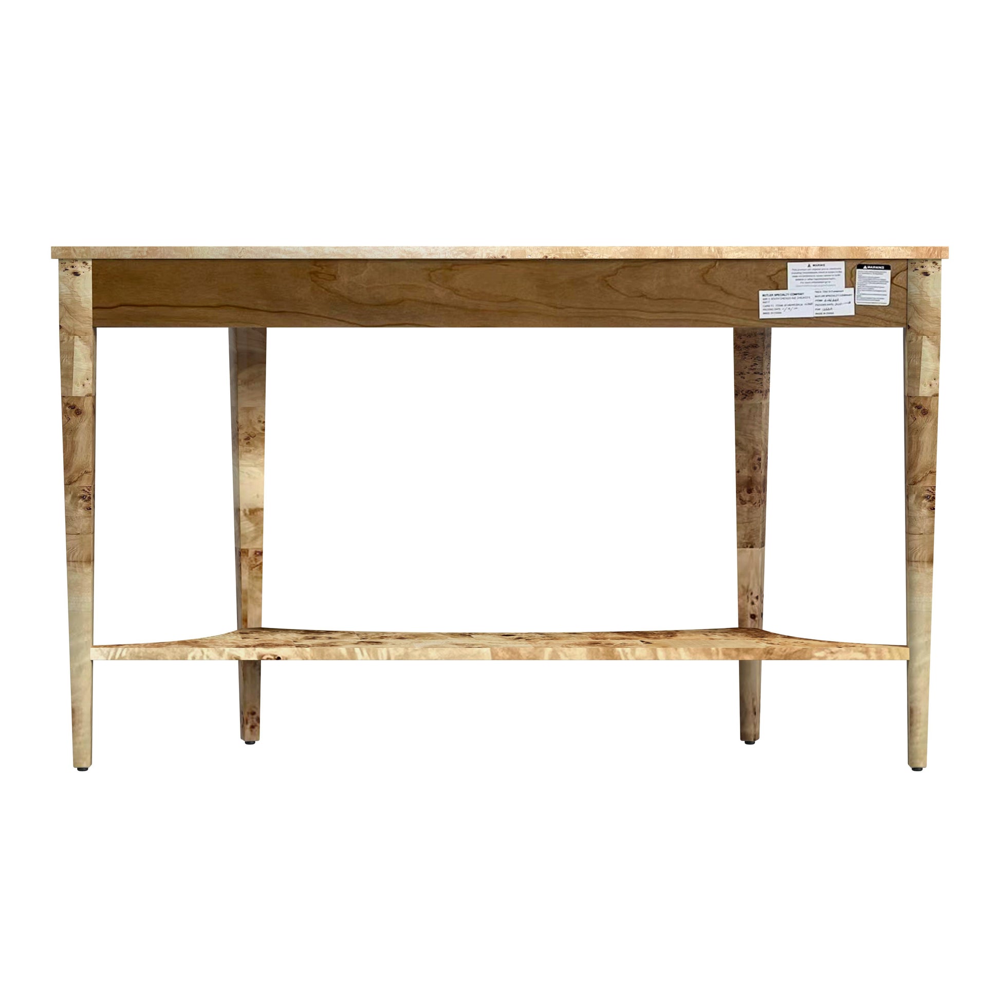 Butler Specialty Company Astor 54"W Demilune Console Table, Light Brown