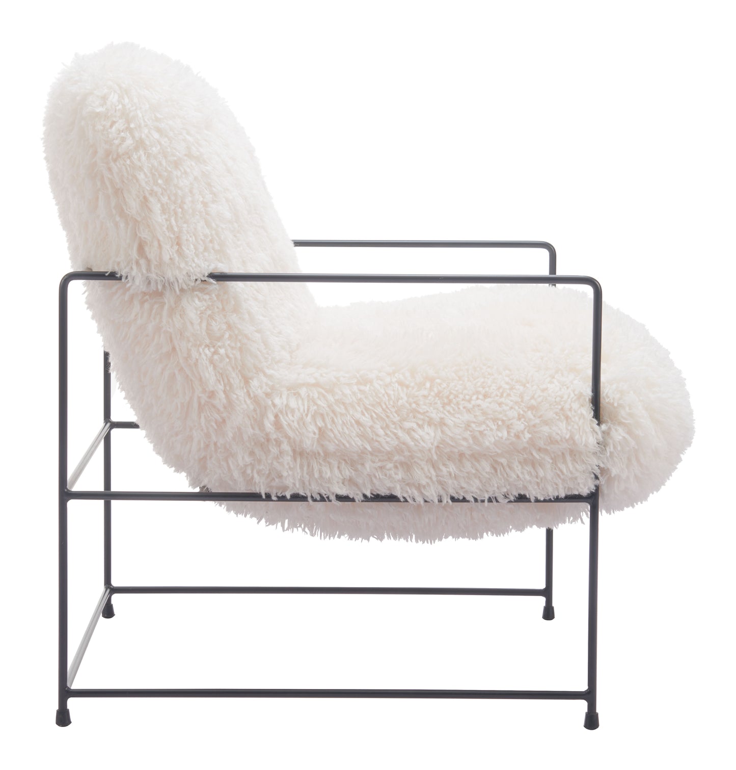 Pelut Accent Chair White - 2