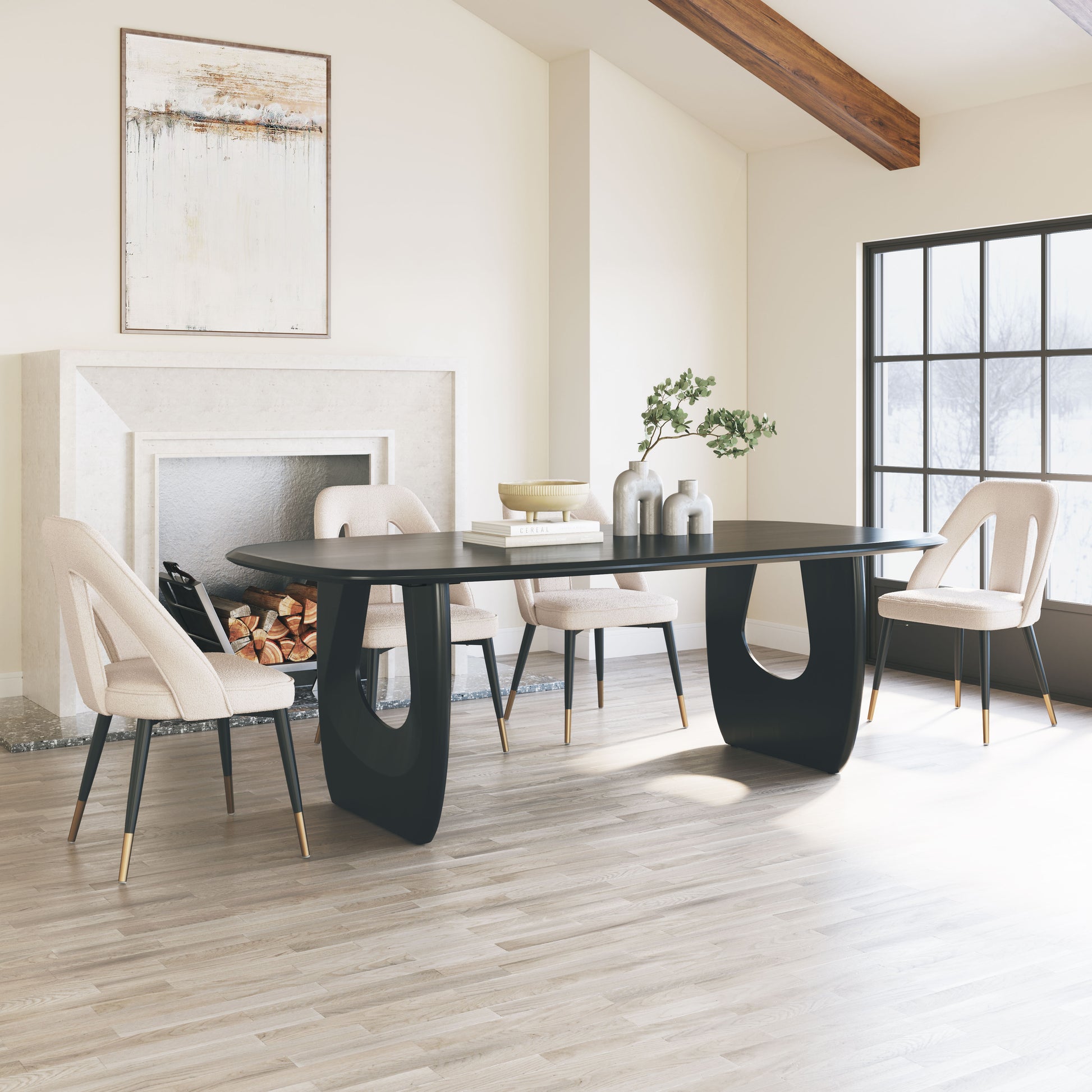 Artus Dining Chair Ivory - 10