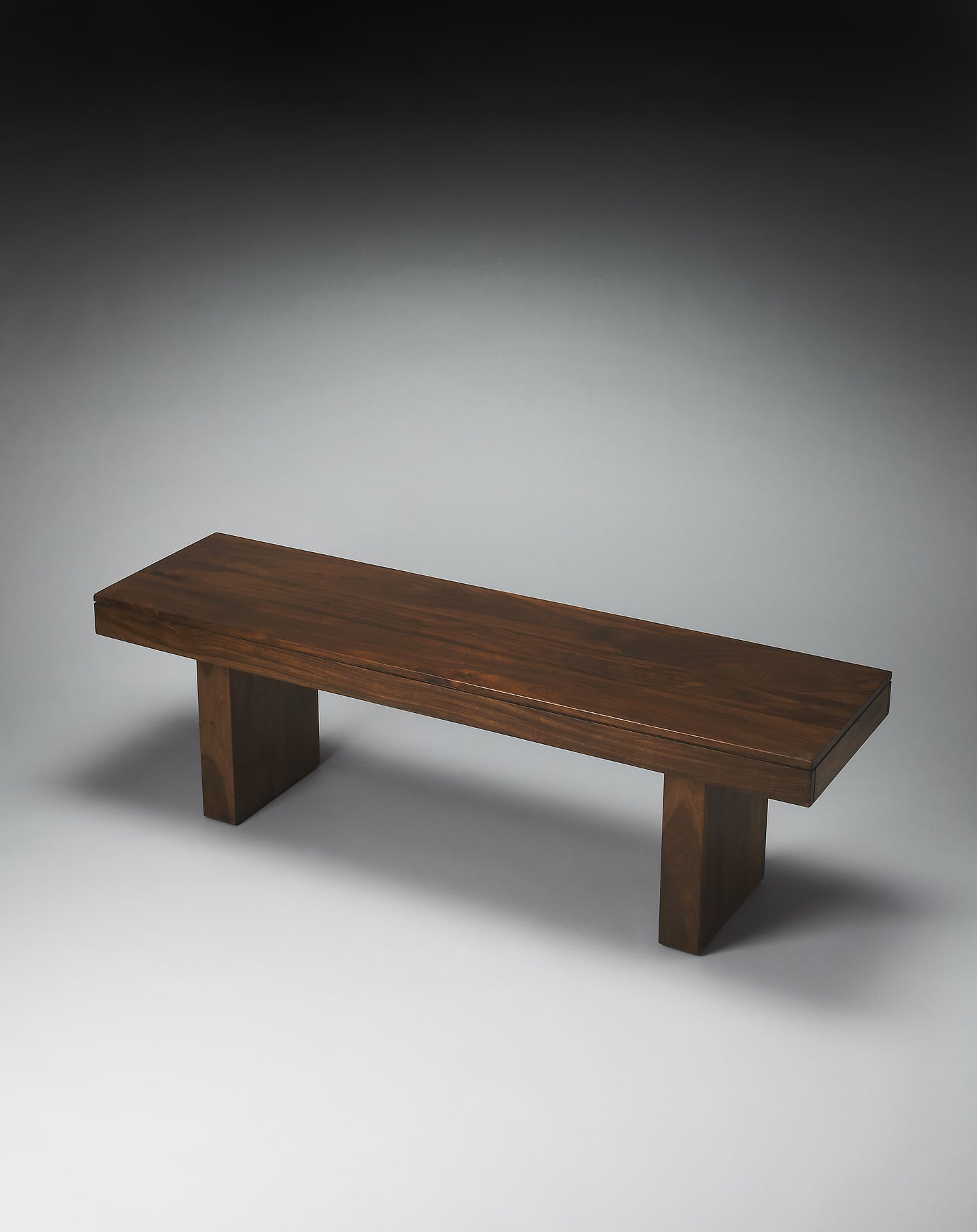 Butler Specialty Company Hewett 57 in. W Rectangular Solid Wood Accent Bench, Dark Brown