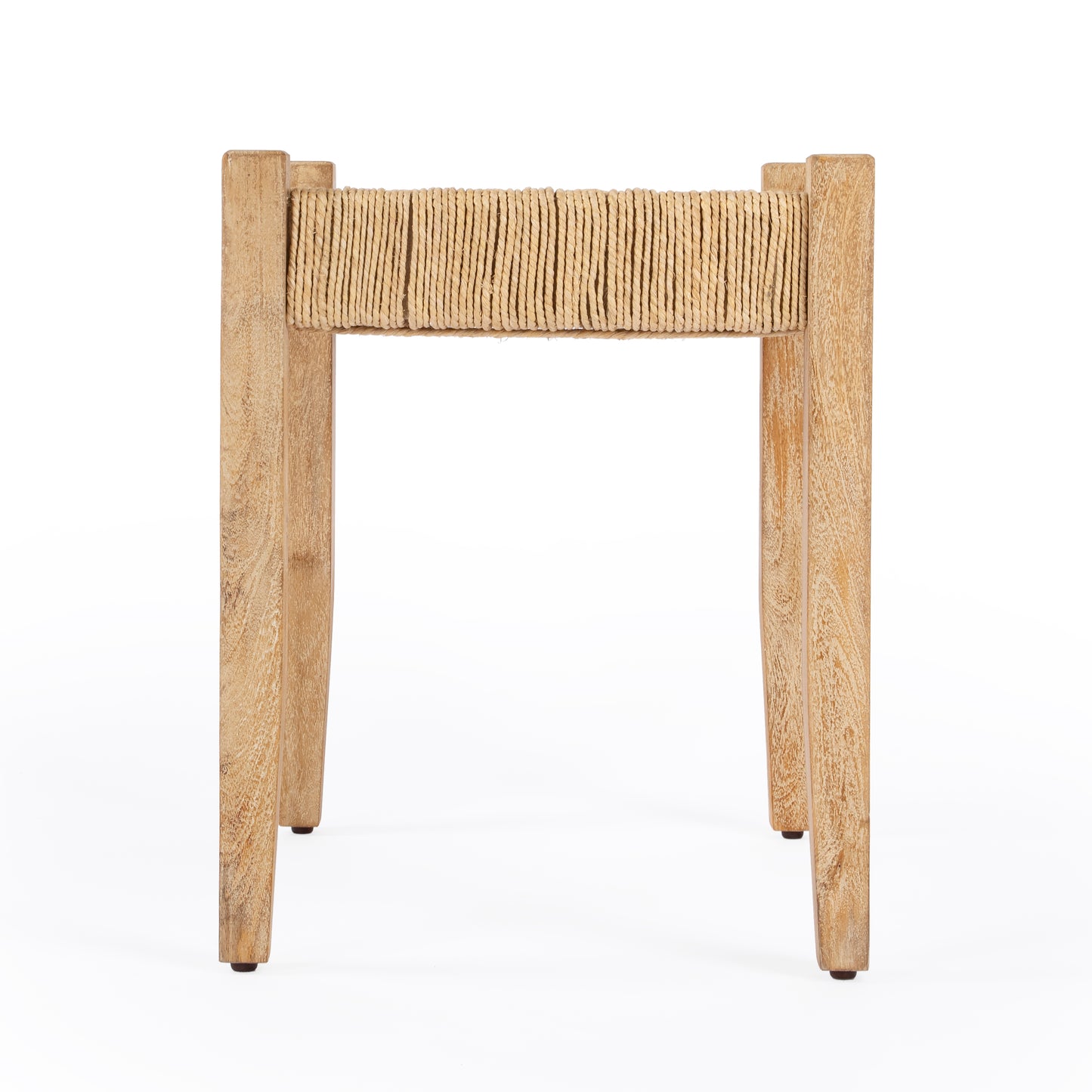 Garner Woven Jute Accent Stool in Natural 4269312