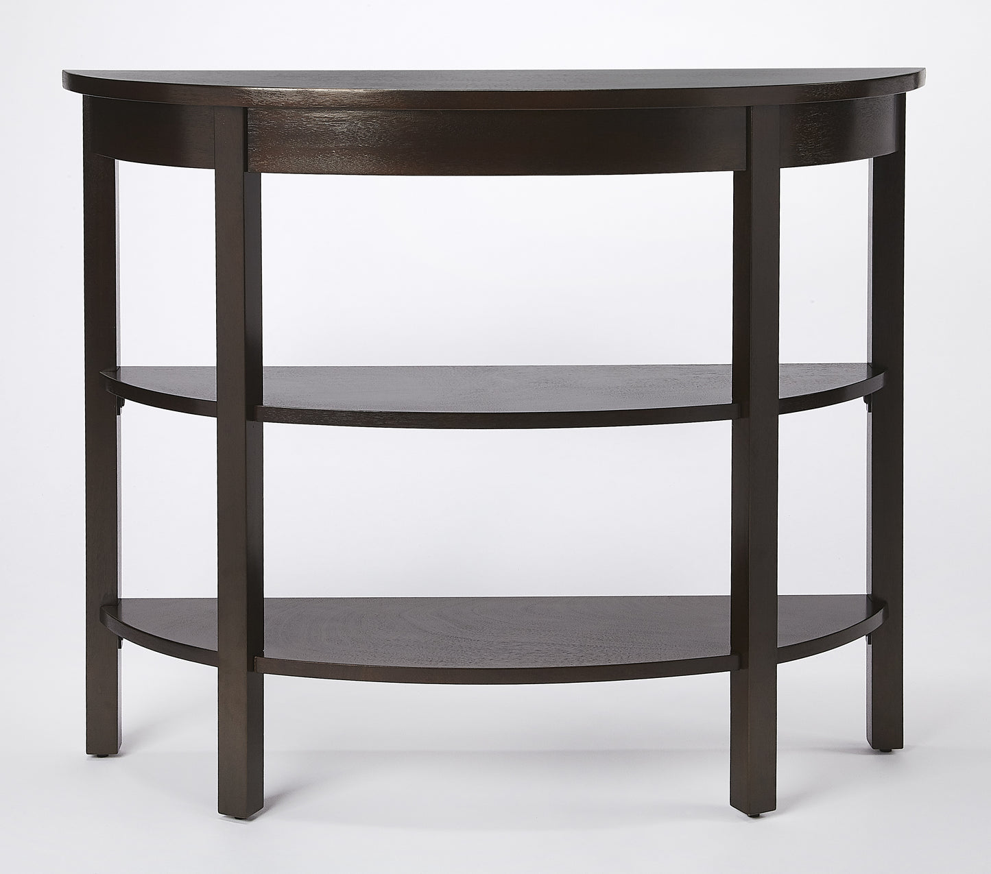 Lara Demilune Console Table in Dark Brown 4362140
