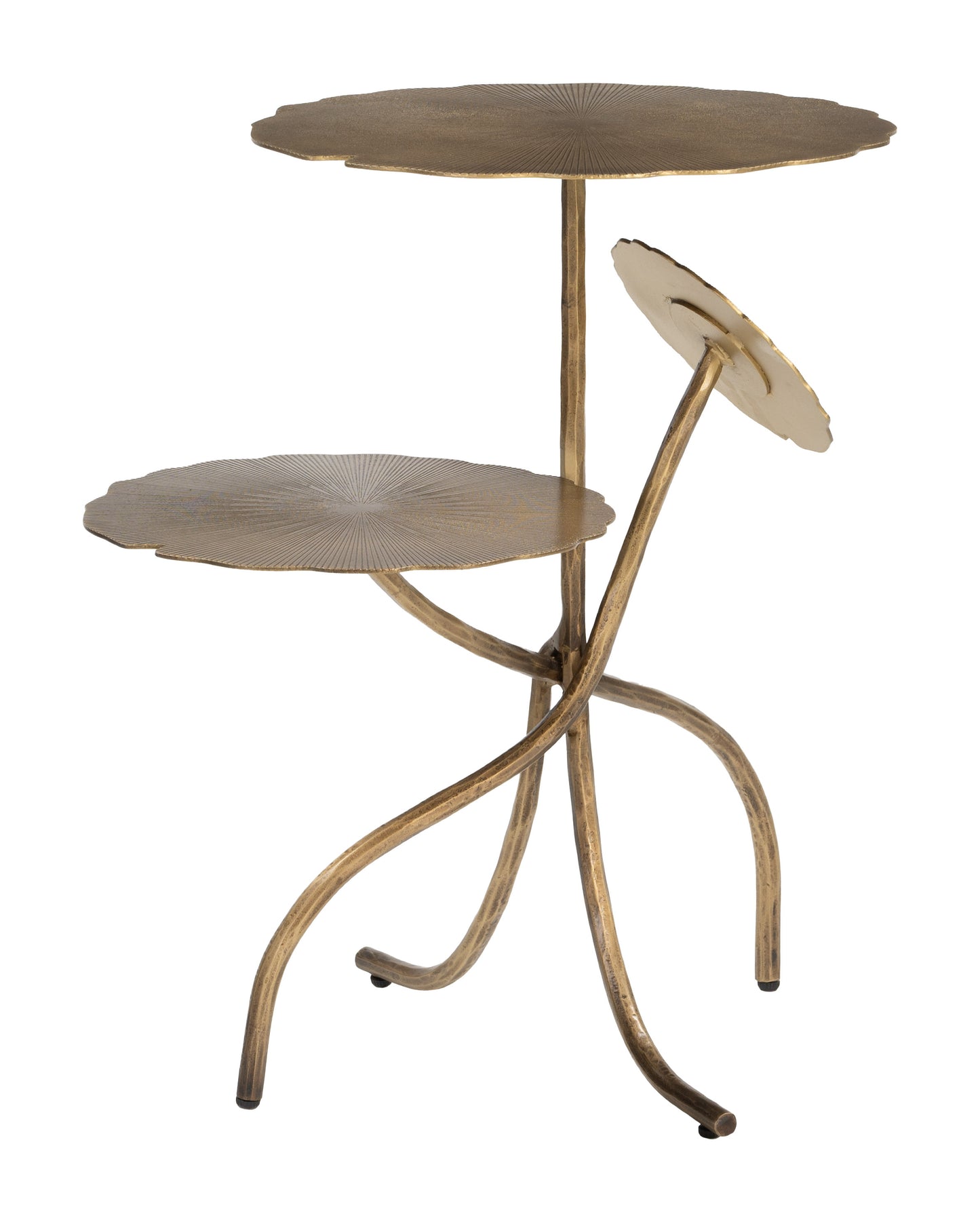 Mavro Accent Table Brass