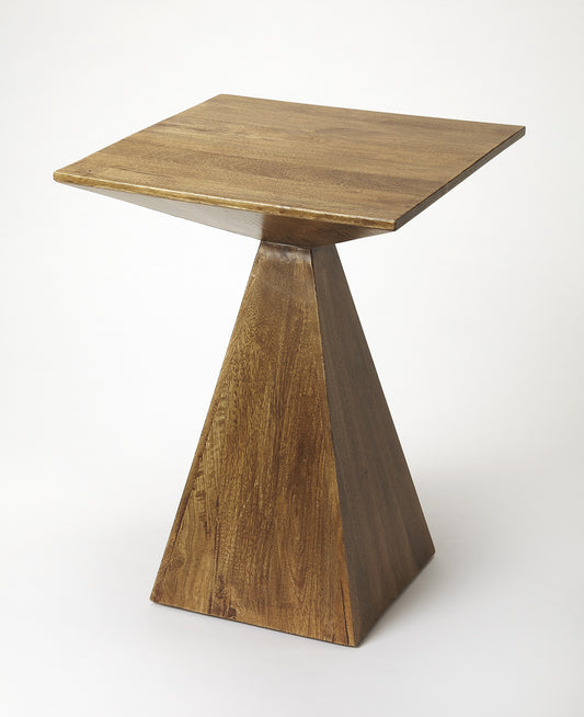 Titus Modern Wood End Table in Light Brown 4425140