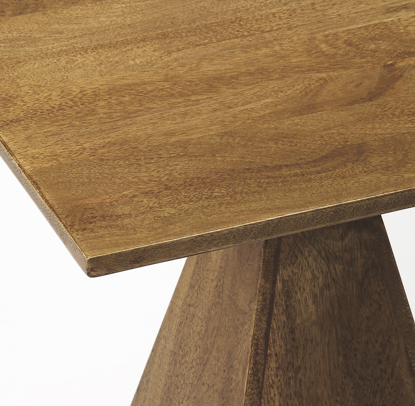 Titus Modern Wood End Table in Light Brown 4425140