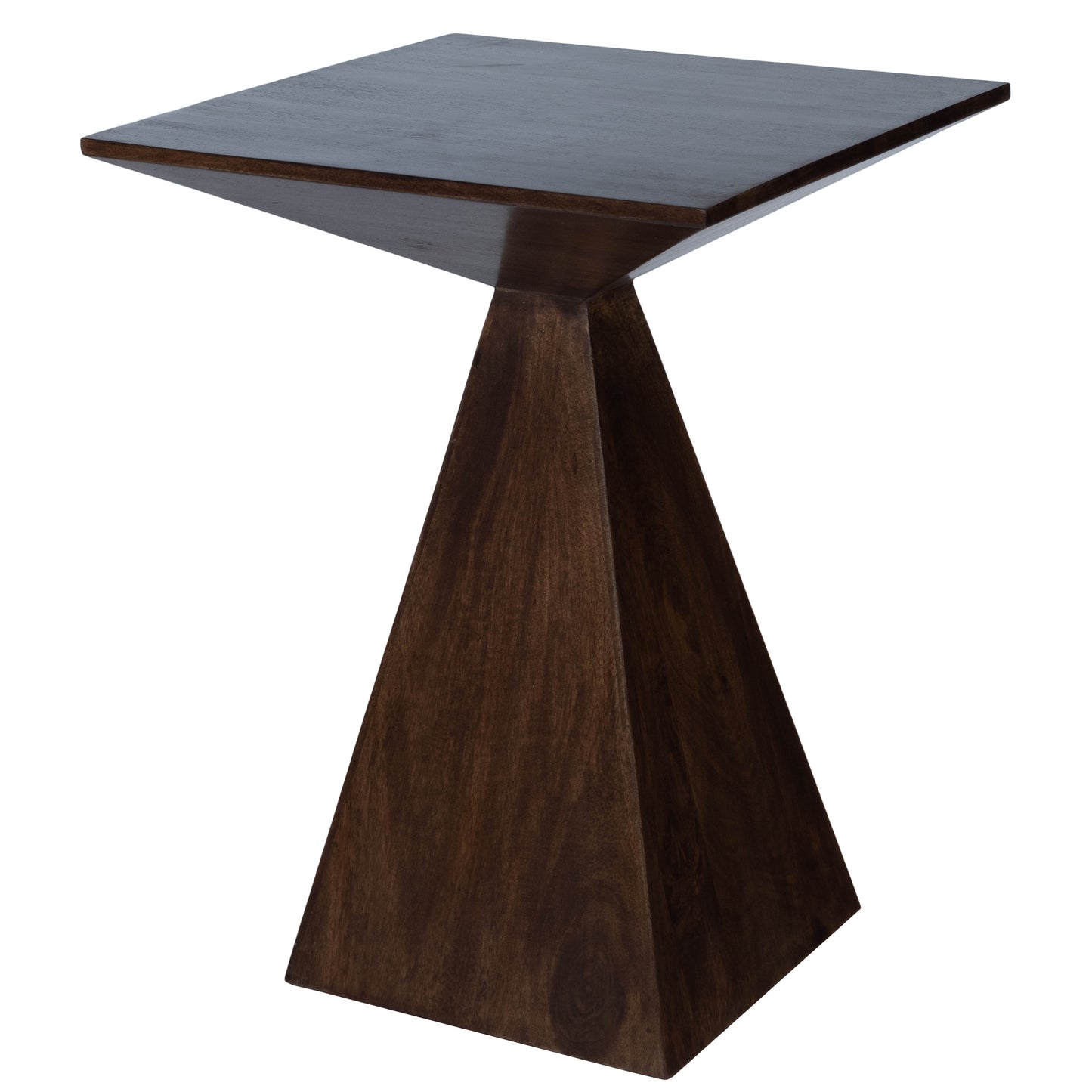 Titus Modern End Table in Dark Brown 4425403