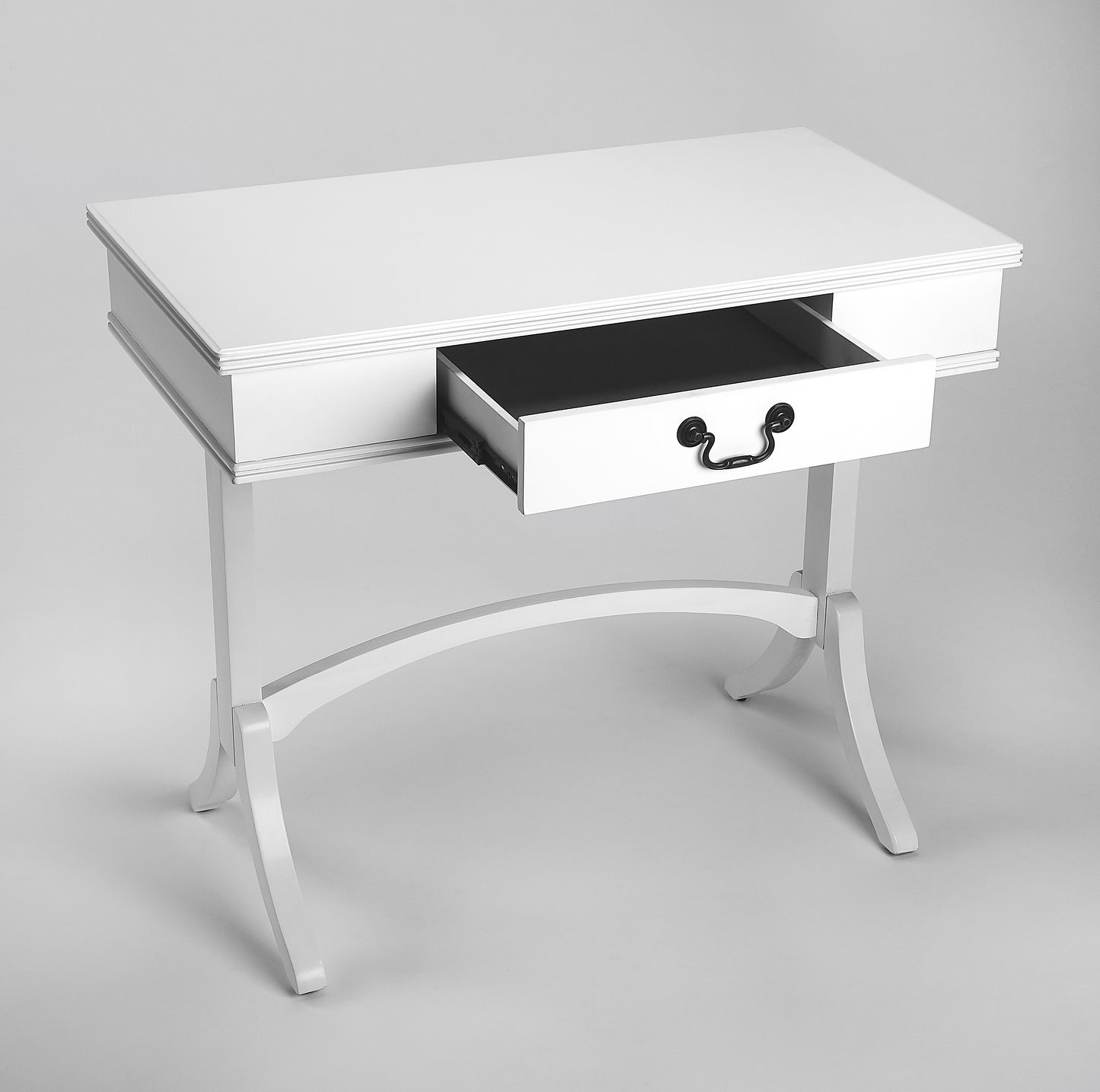 Butler Specialty Company Alta 36 in. W Rectangular Wood Modern 1 Drawer Writing Desk, White