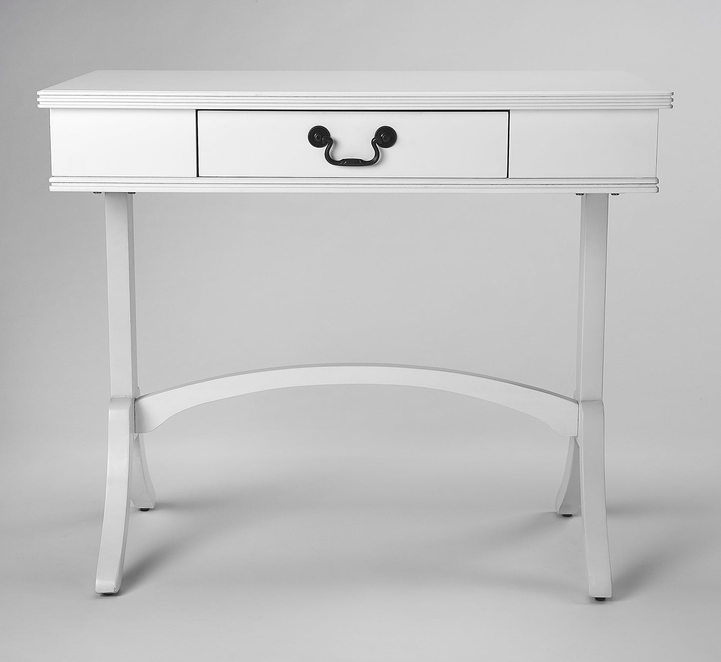 Butler Specialty Company Alta 36 in. W Rectangular Wood Modern 1 Drawer Writing Desk, White