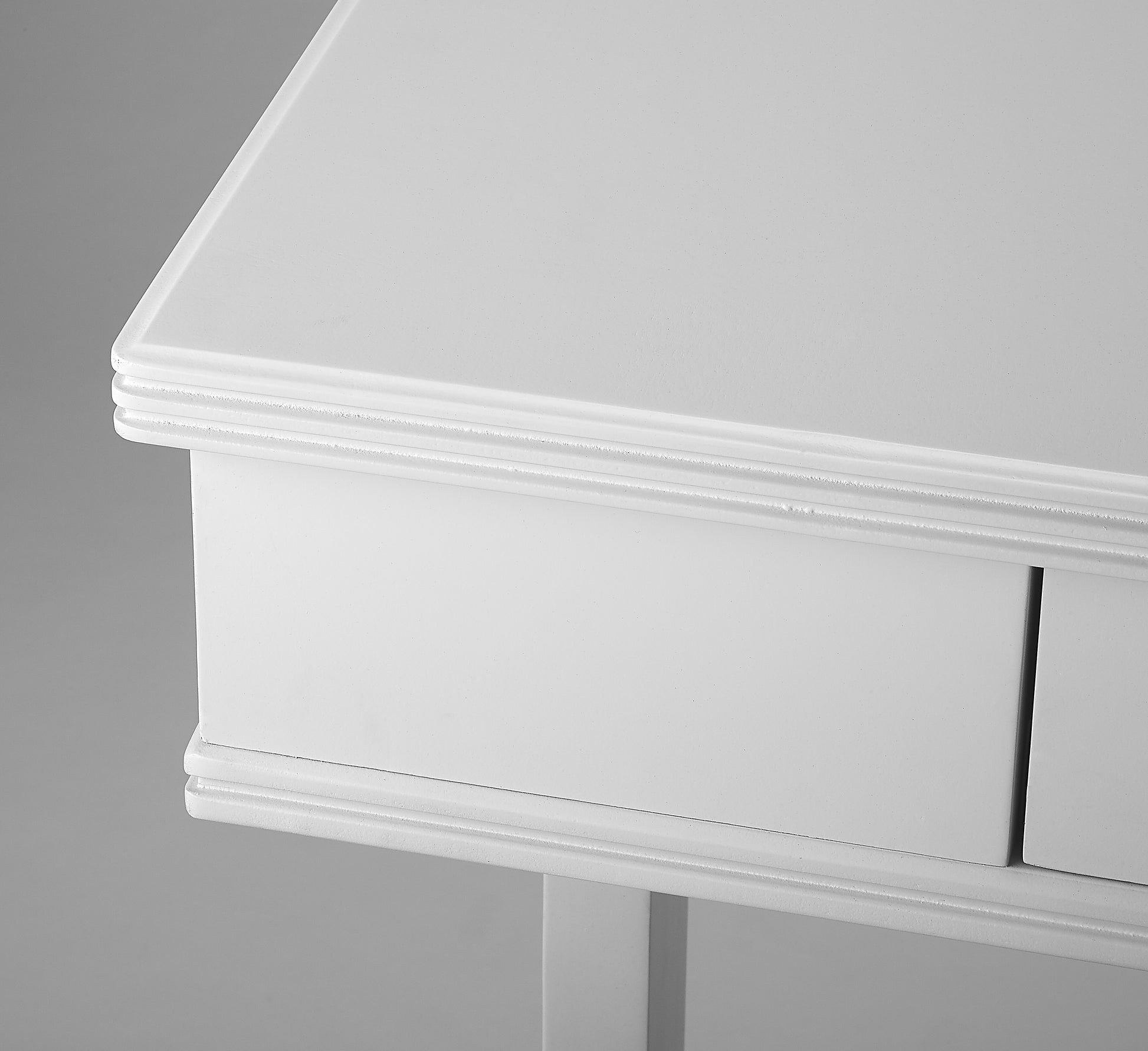 Butler Specialty Company Alta 36 in. W Rectangular Wood Modern 1 Drawer Writing Desk, White