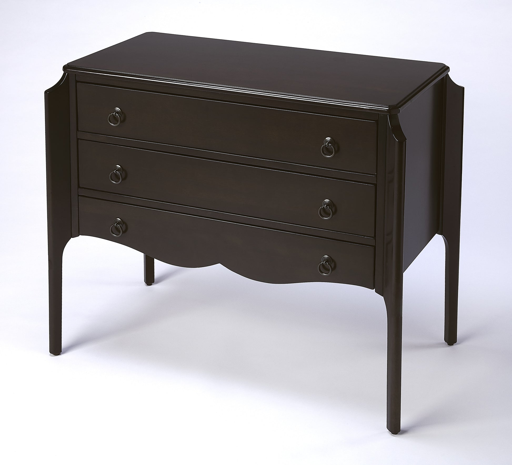 Butler Specialty Company Wilshire 34 in. W Rectangular Wood 3 Drawer Accent Chest, Dark Brown