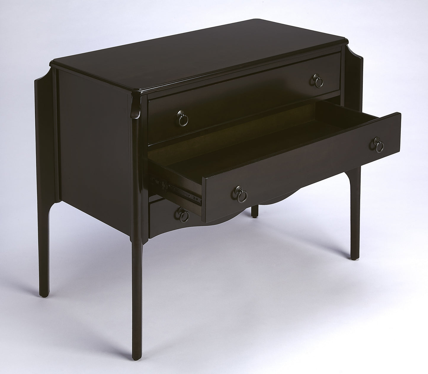 Butler Specialty Company Wilshire 34 in. W Rectangular Wood 3 Drawer Accent Chest, Dark Brown