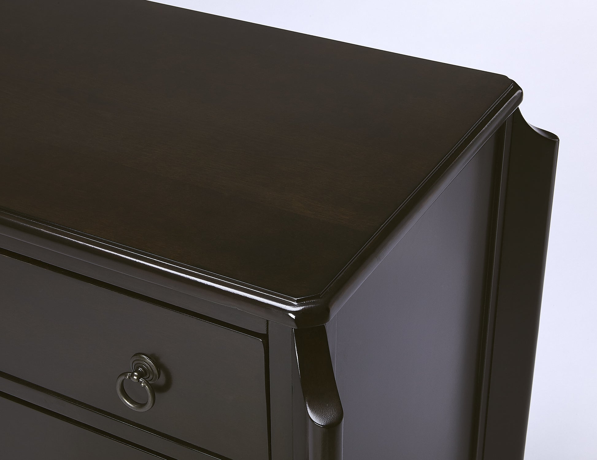 Butler Specialty Company Wilshire 34 in. W Rectangular Wood 3 Drawer Accent Chest, Dark Brown