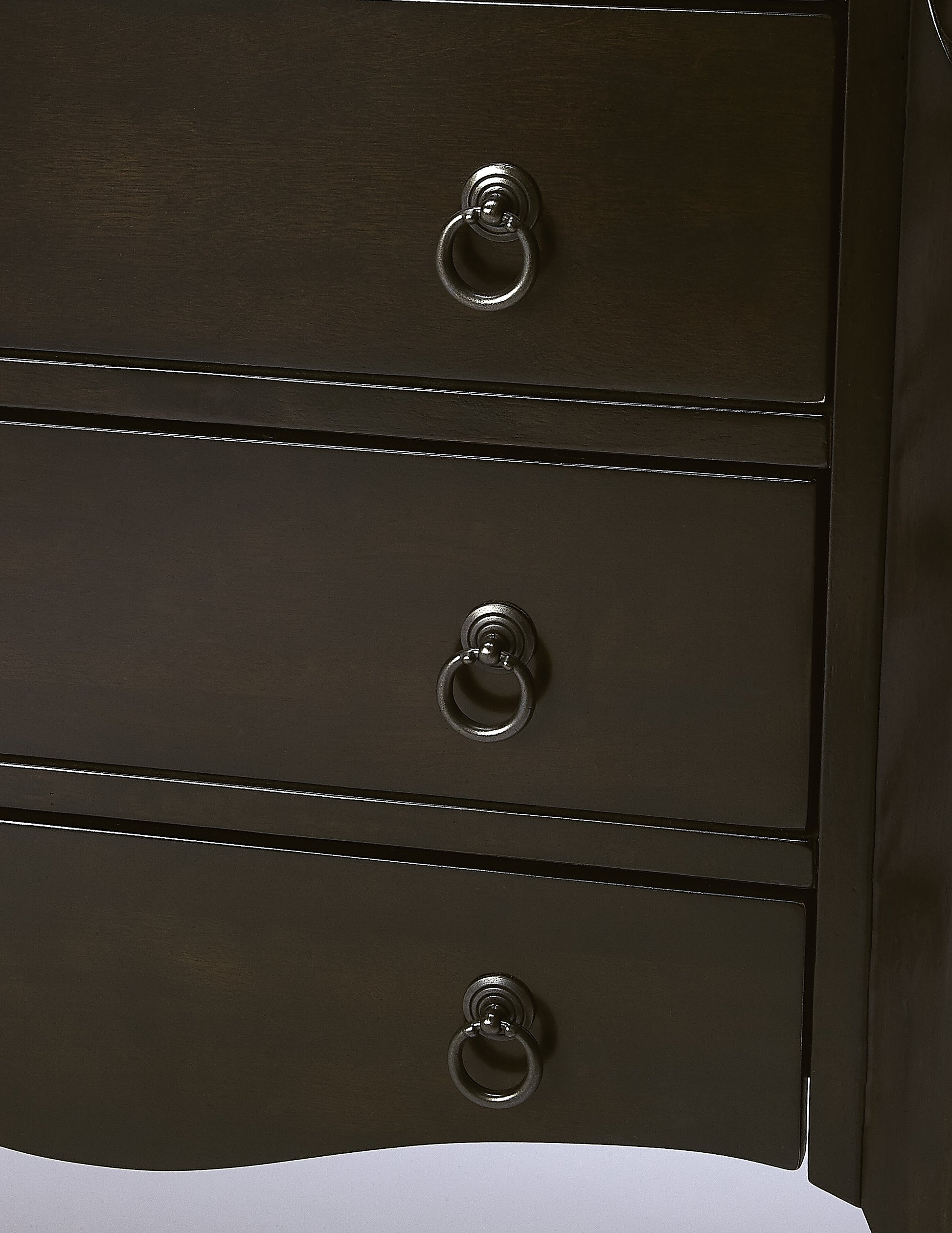 Butler Specialty Company Wilshire 34 in. W Rectangular Wood 3 Drawer Accent Chest, Dark Brown